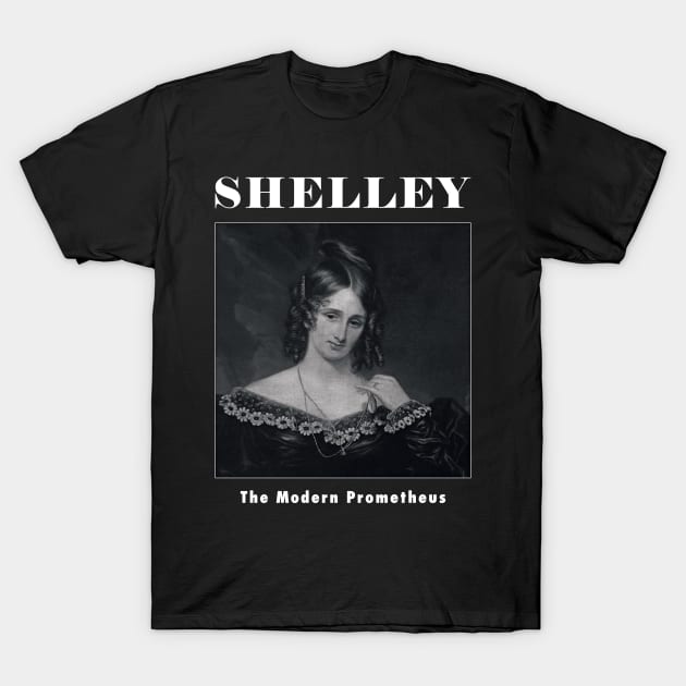 Mary Shelley Tribute T-Shirt by lilmousepunk